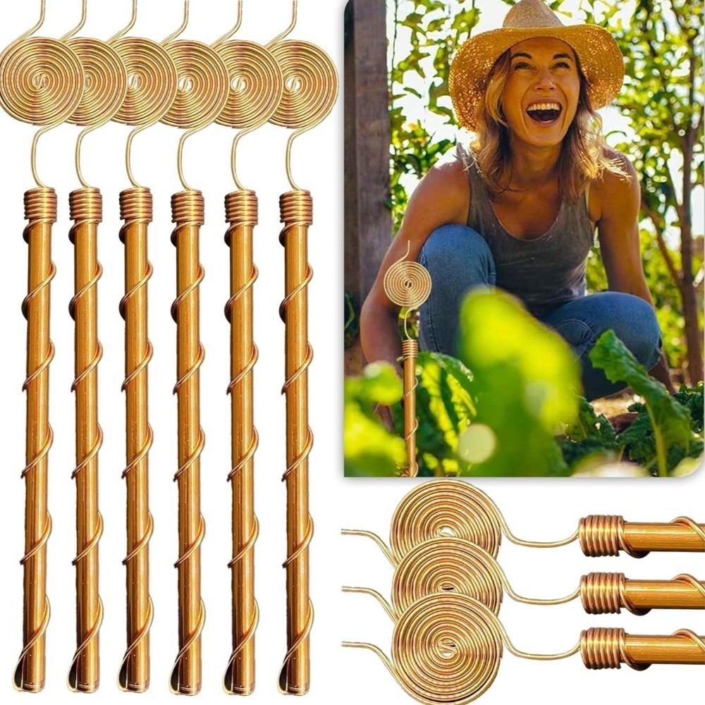 Copper Wire Roll - Piquets de jardin en spirale pour