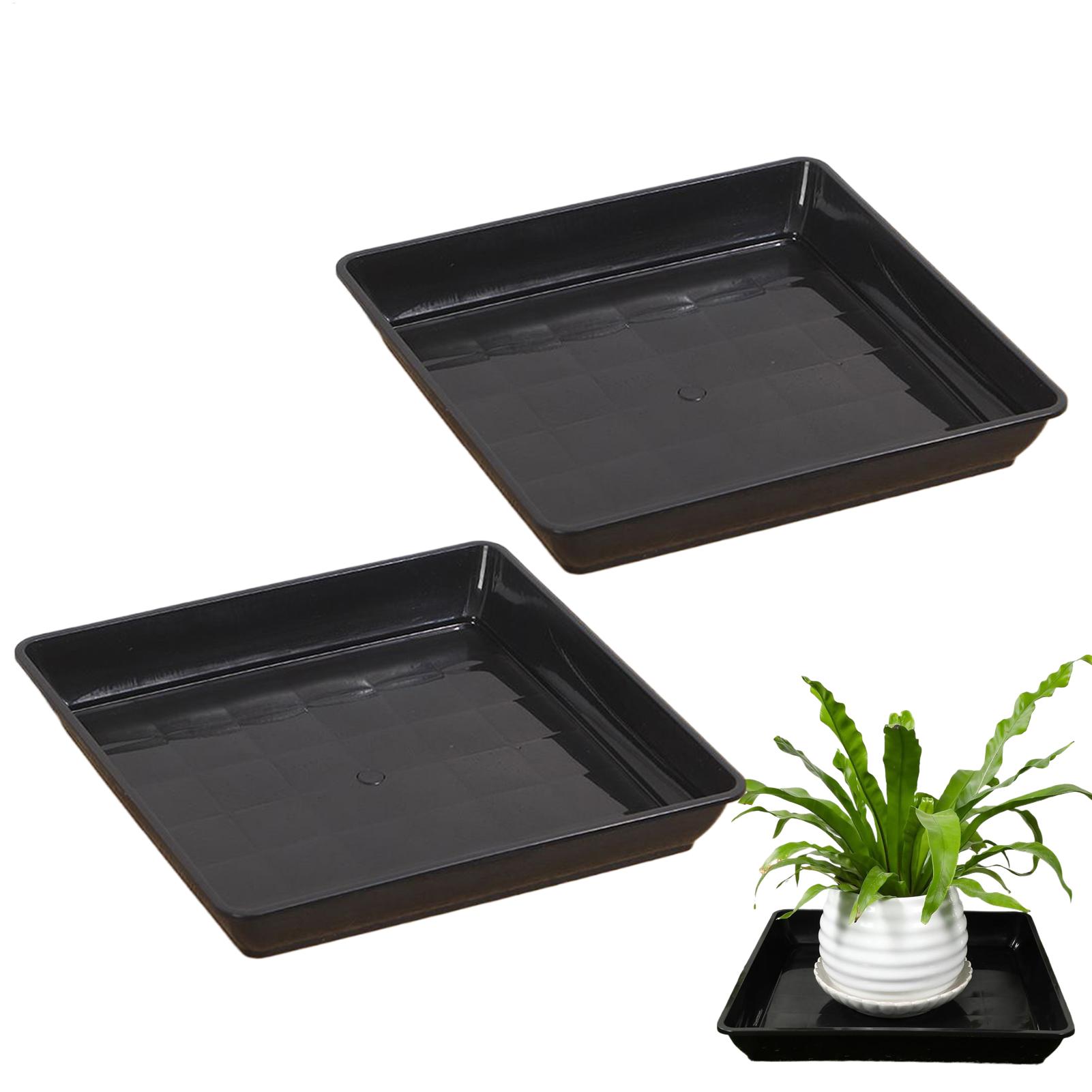 Drip Tray Saucer - Plateaux de drainage carrés pour pots