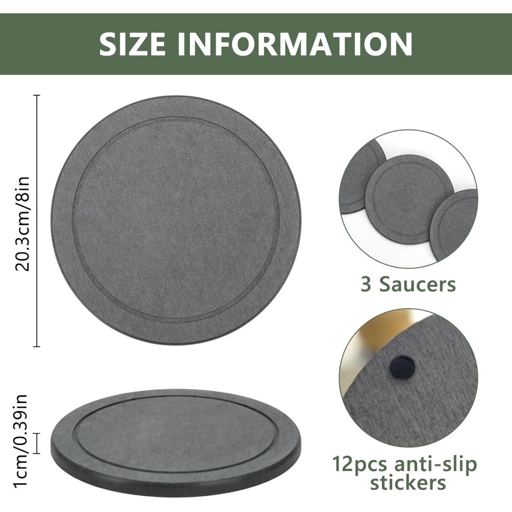 Ensemble de 3 plateaux pour pl - Drip Tray Saucer avis et prix